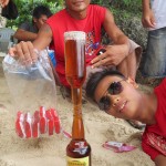 Mixing Drinks at Tingko Beach