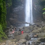 Posing at Falls