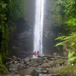 Janet in front of Falls